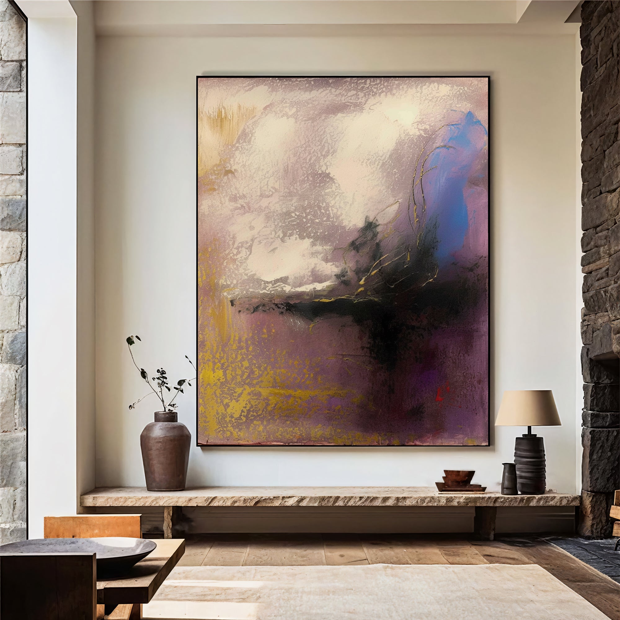 Textured Violaceous Opulence | Purple Aurum