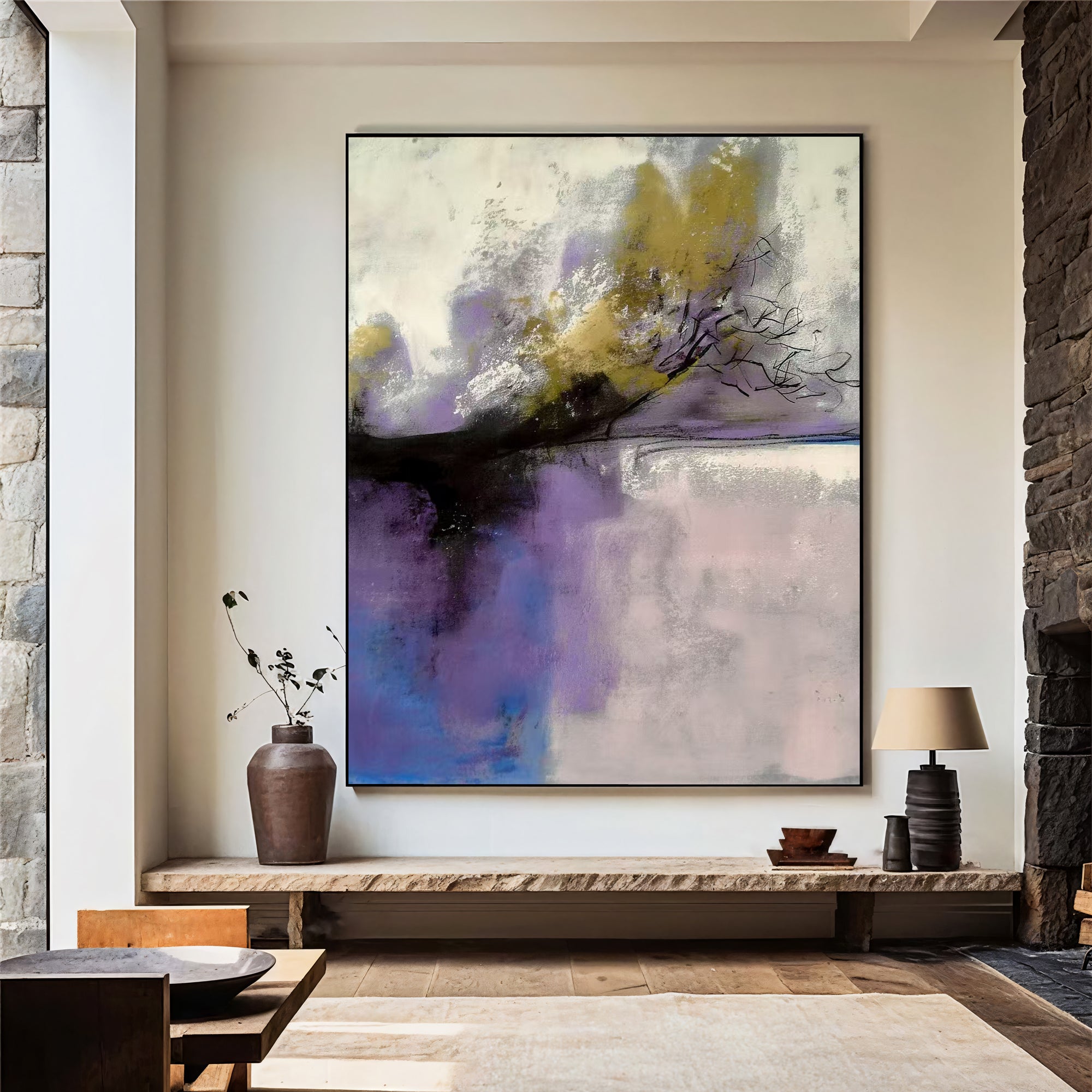 Textured Purple Vitality | Lilac Hues