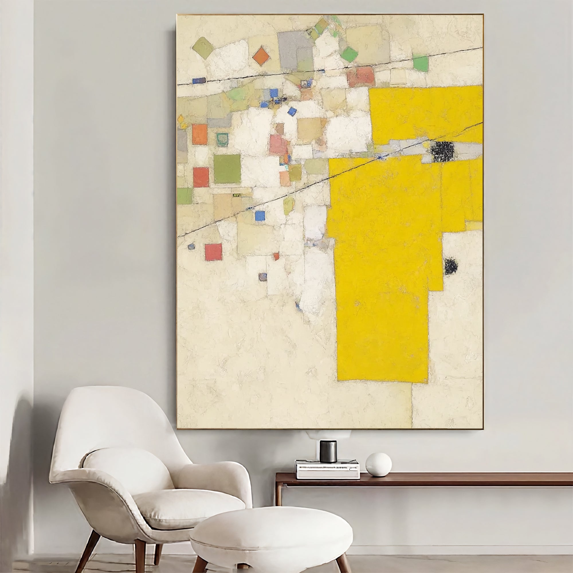 Textured Geometric Radiance | Sunlit Yellow