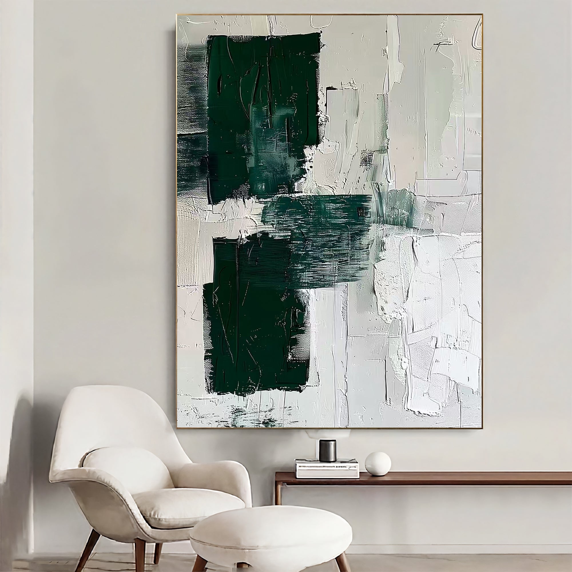 Textured Abstract Vibrance | Green Fusion