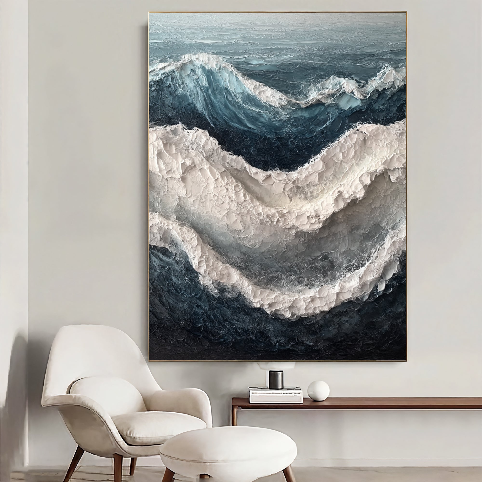 Textured Ocean Swells | White Crests