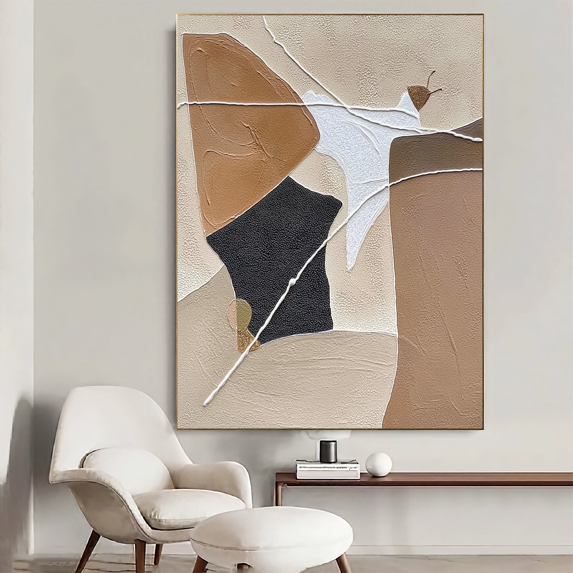 Textured Abstract Nuance | Neutral Fusion