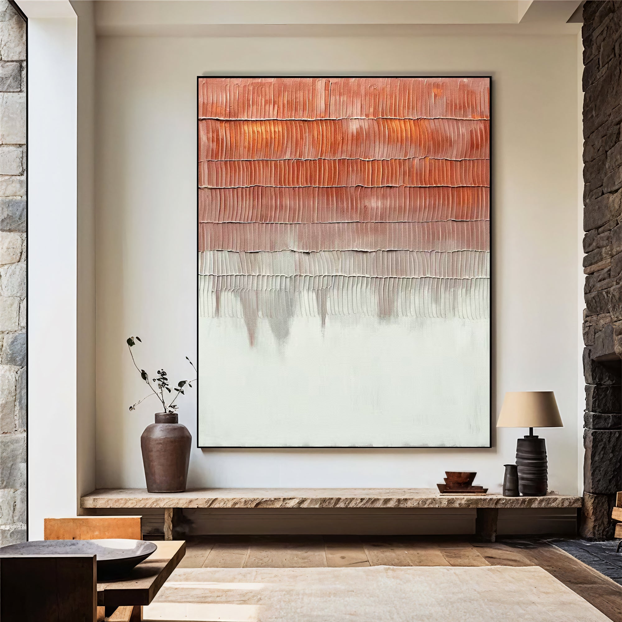 Textured Coral Sophistication | Blush Tones