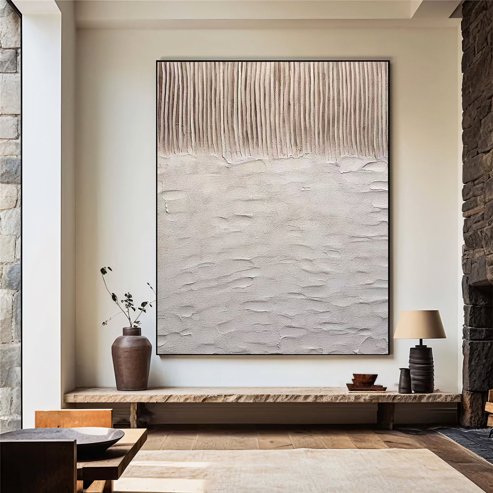 Textured Neutral Depth | Beige Textures