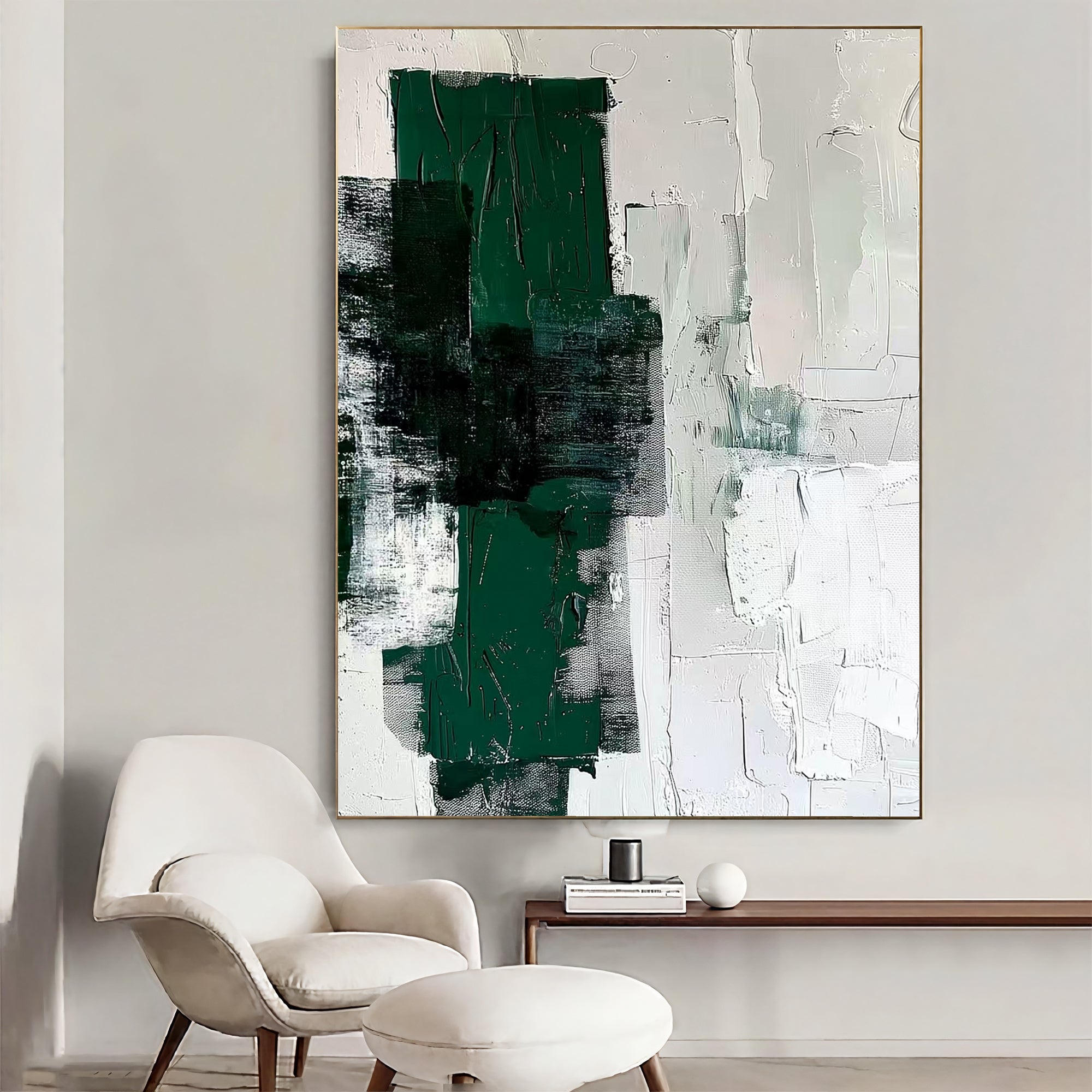 Textured Abstract Vitality | Green Blend