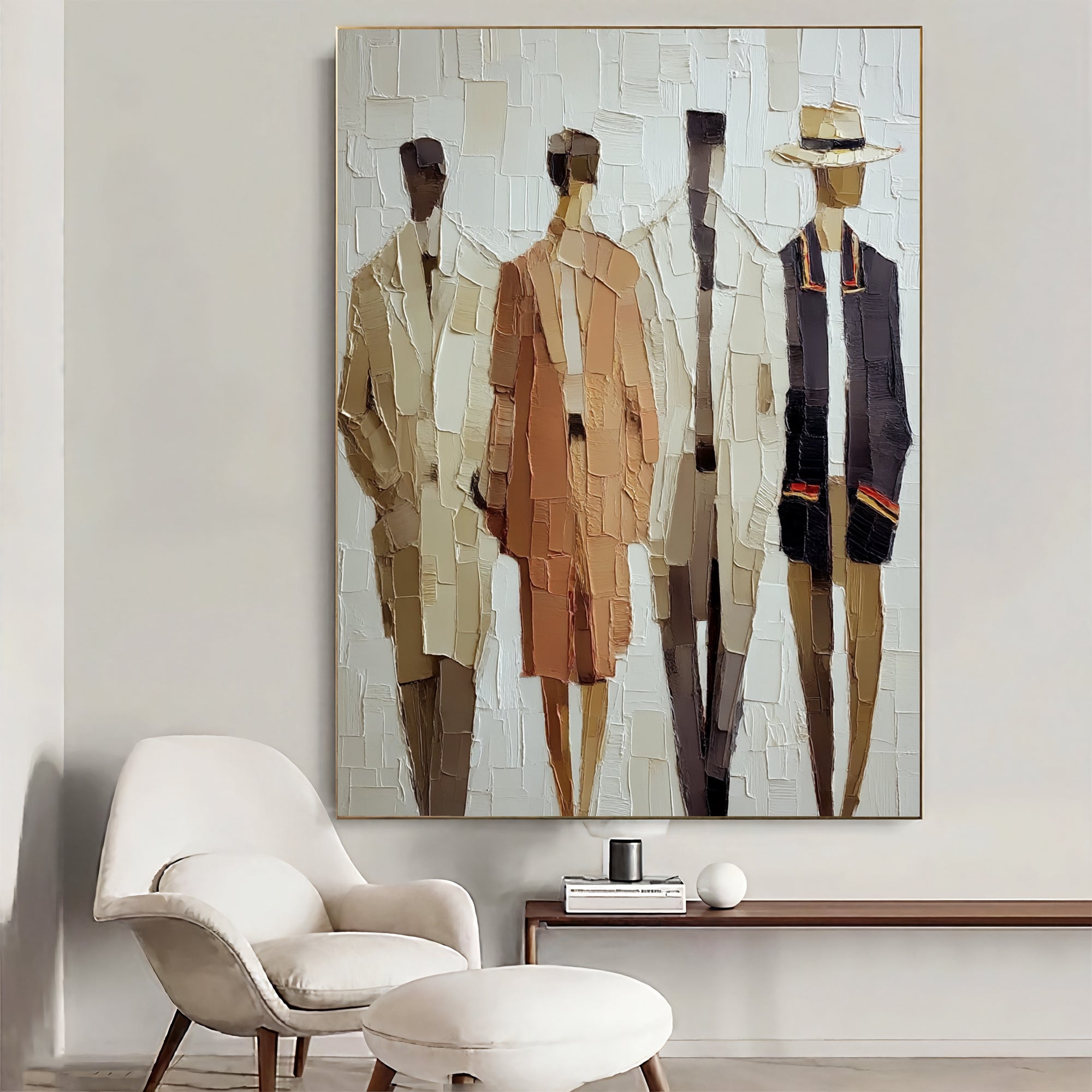 Textured Sartorial Silhouettes | Neutral Ensemble