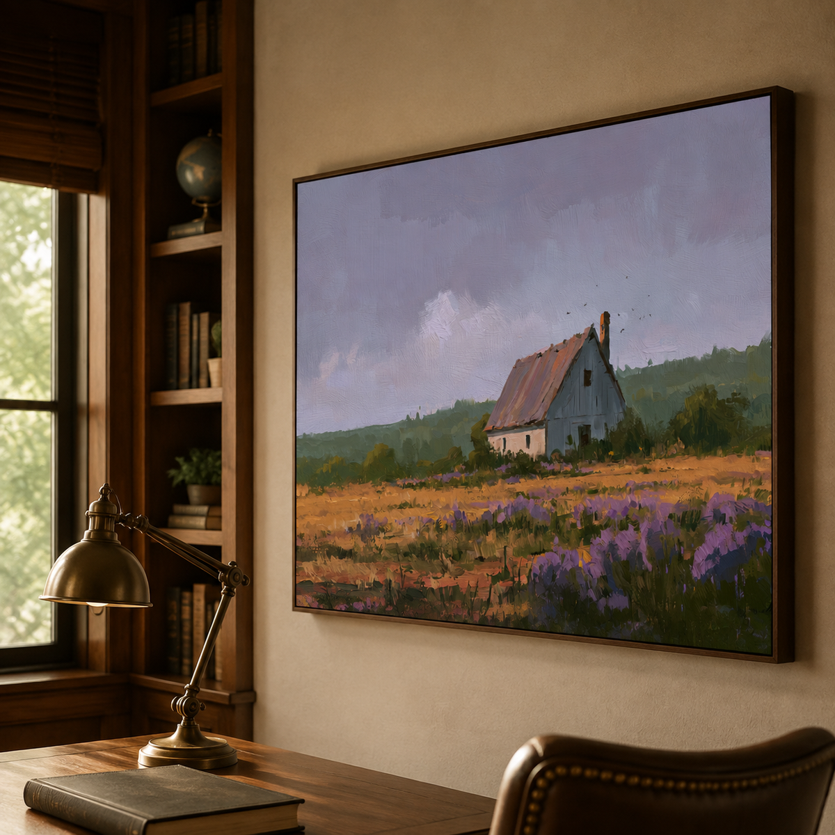 Landscape Art｜Meadow Barn Reverie