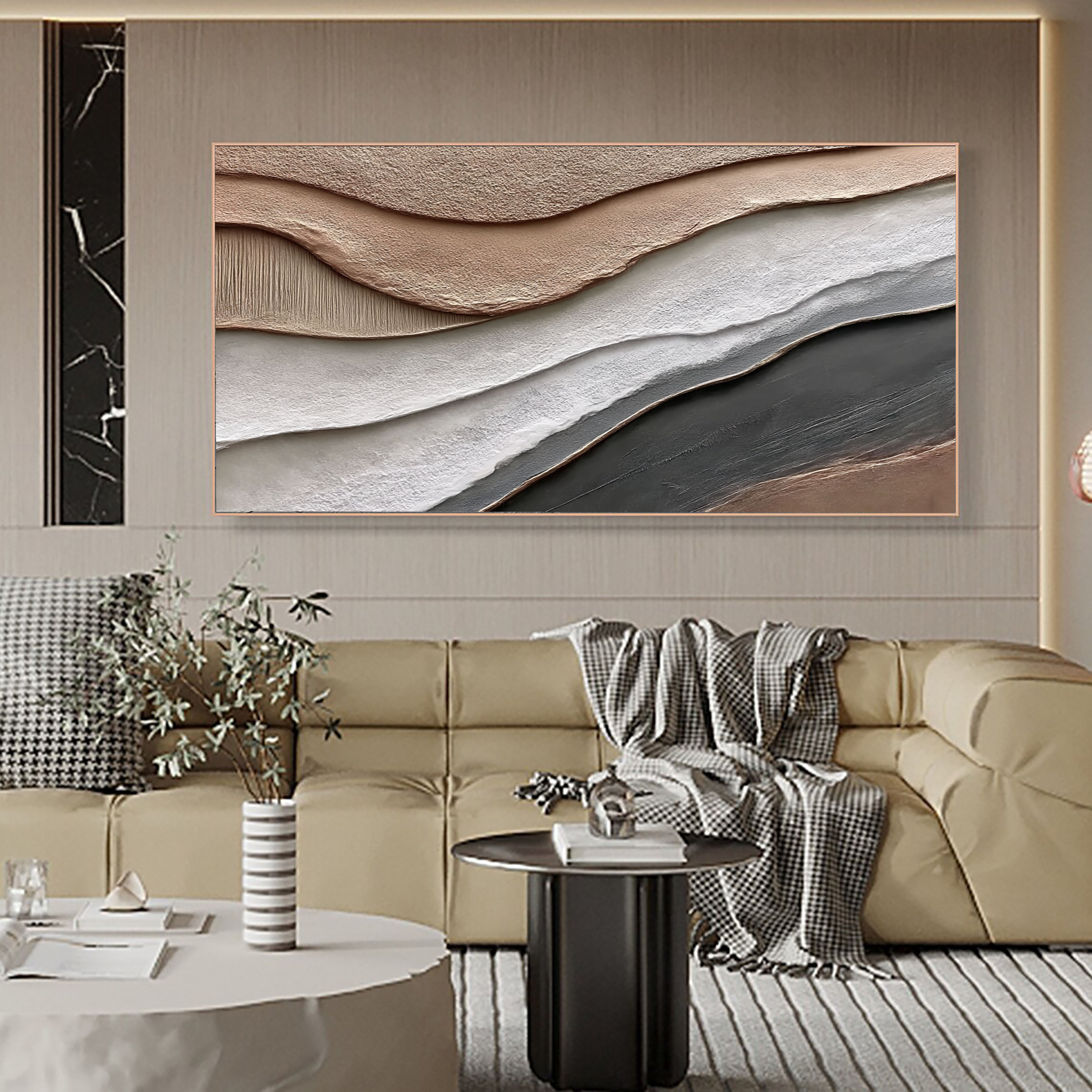 Textured Layered Terrain | Neutral Hues