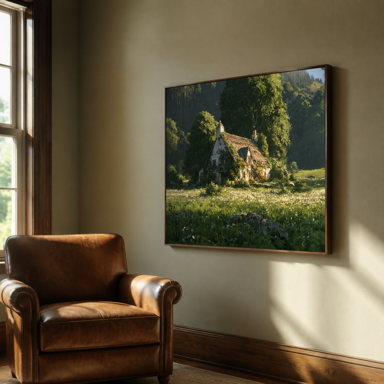 Landscape Art｜Forest Cottage Hush