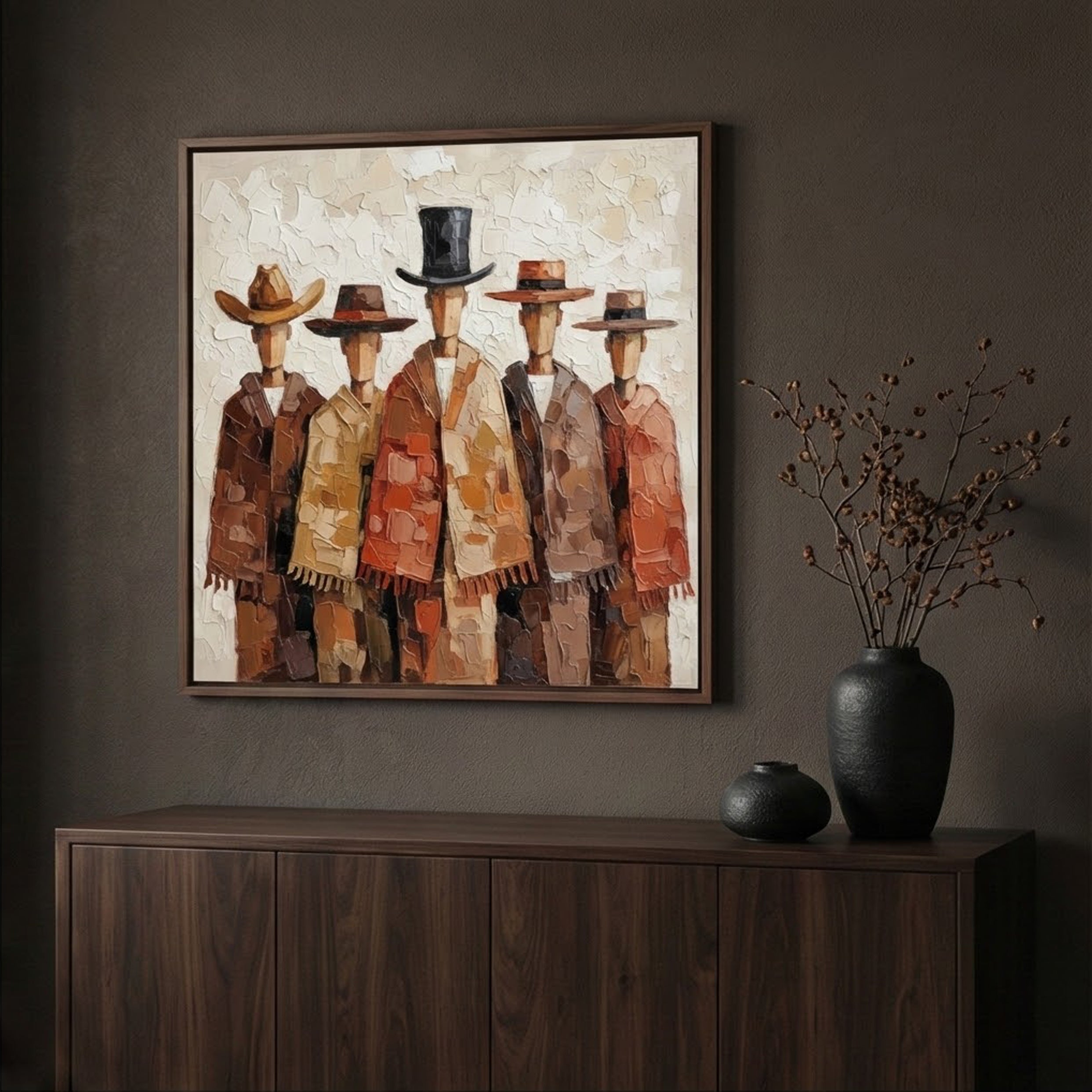 Textured Rustic Quintet | Hat Ensemble