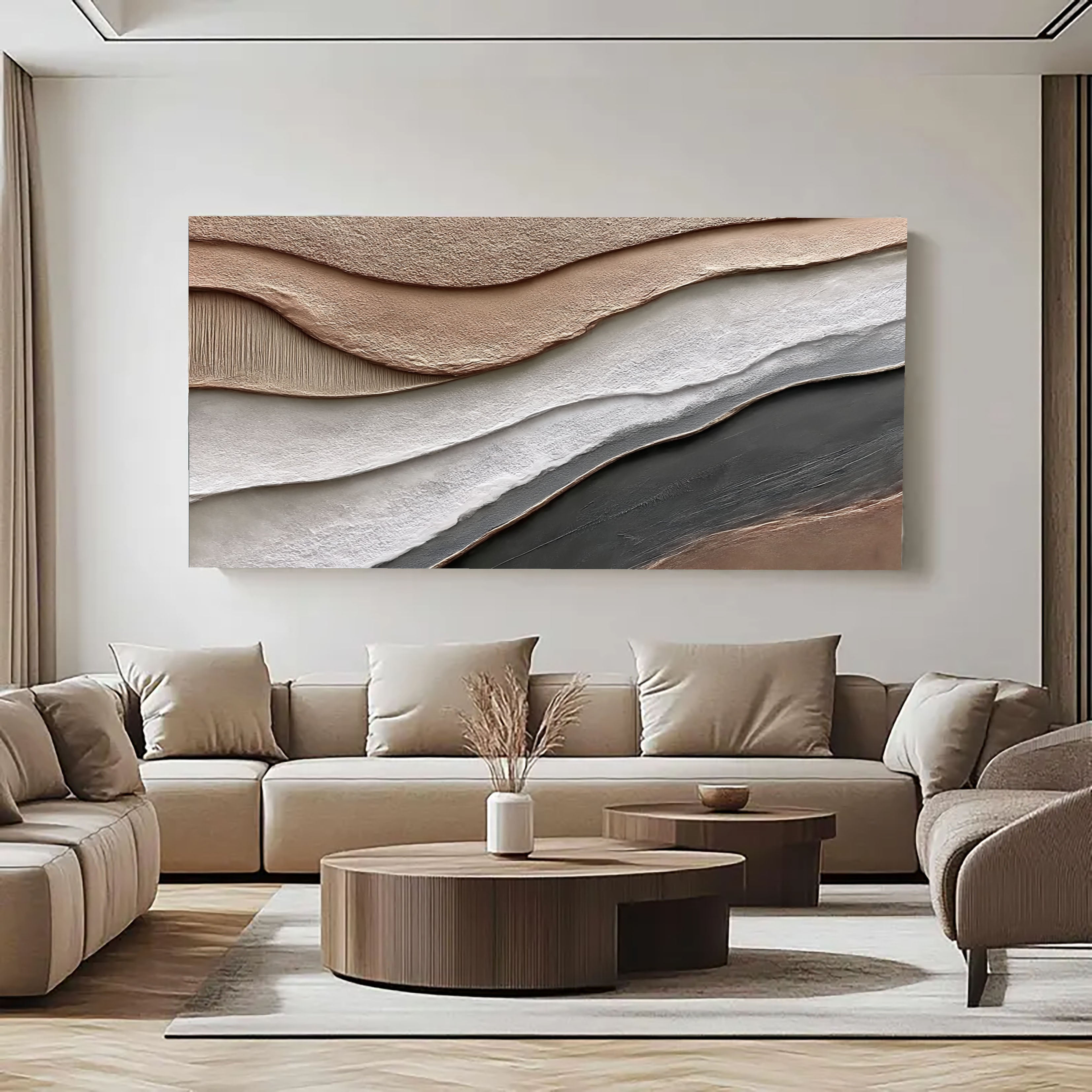 Textured Layered Terrain | Neutral Hues