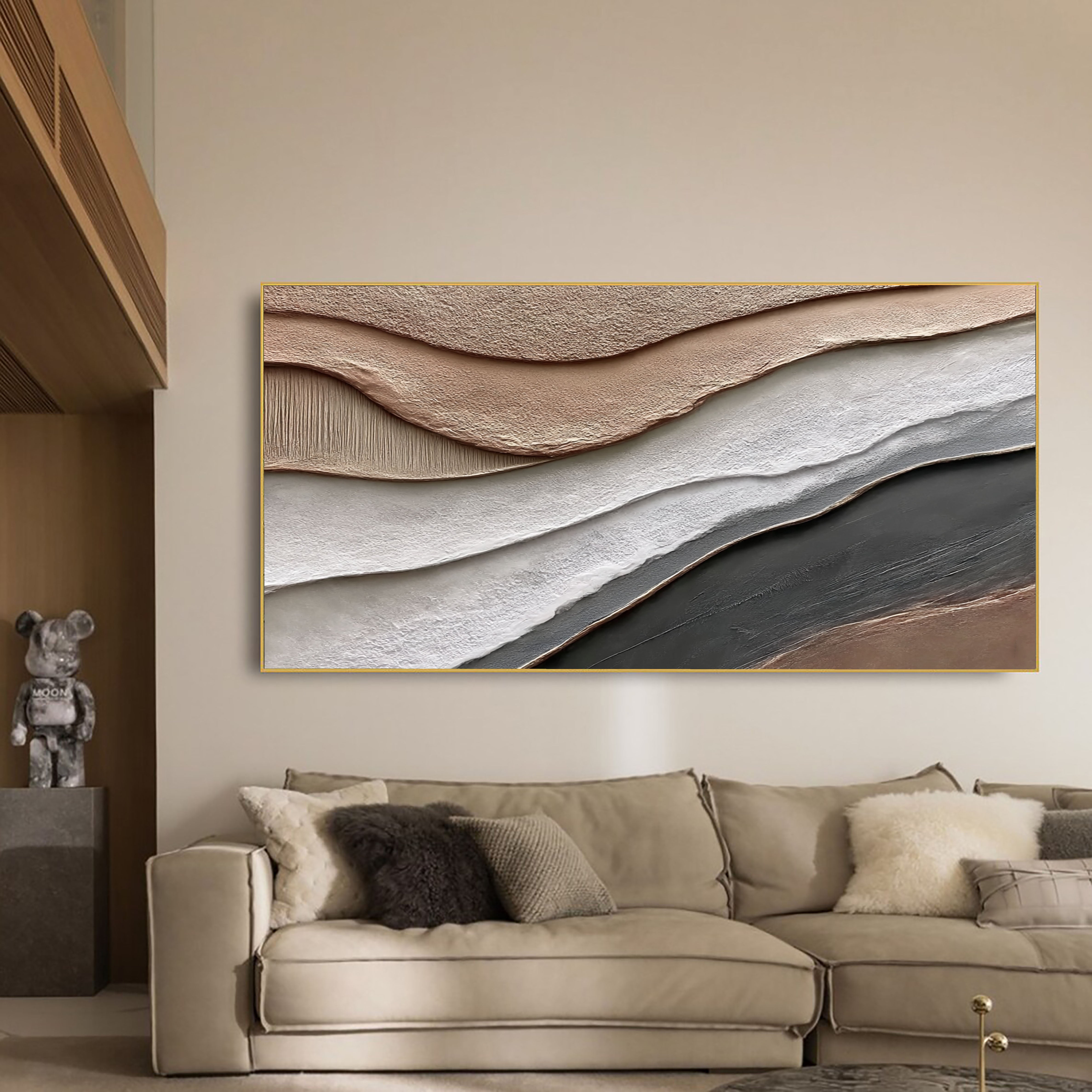 Textured Layered Terrain | Neutral Hues