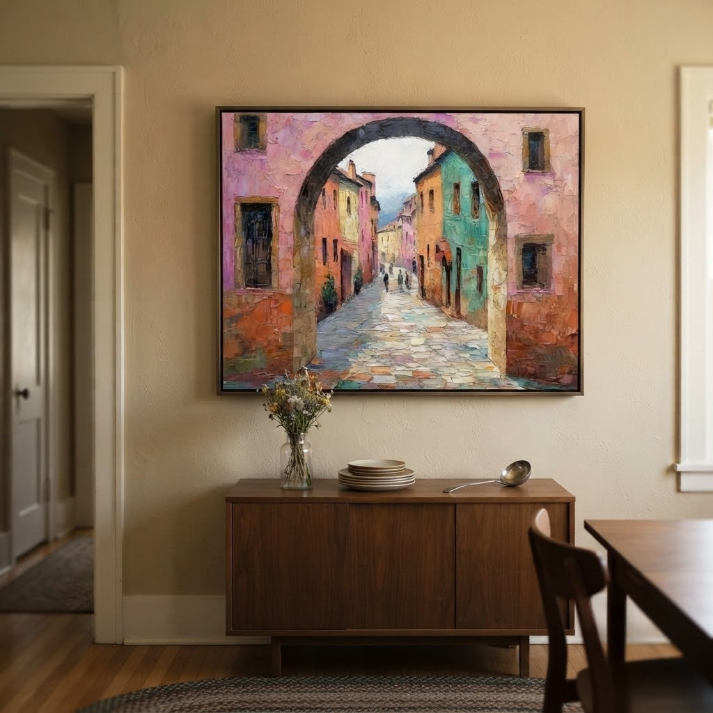 Impressionist Art | Archway Village Lane