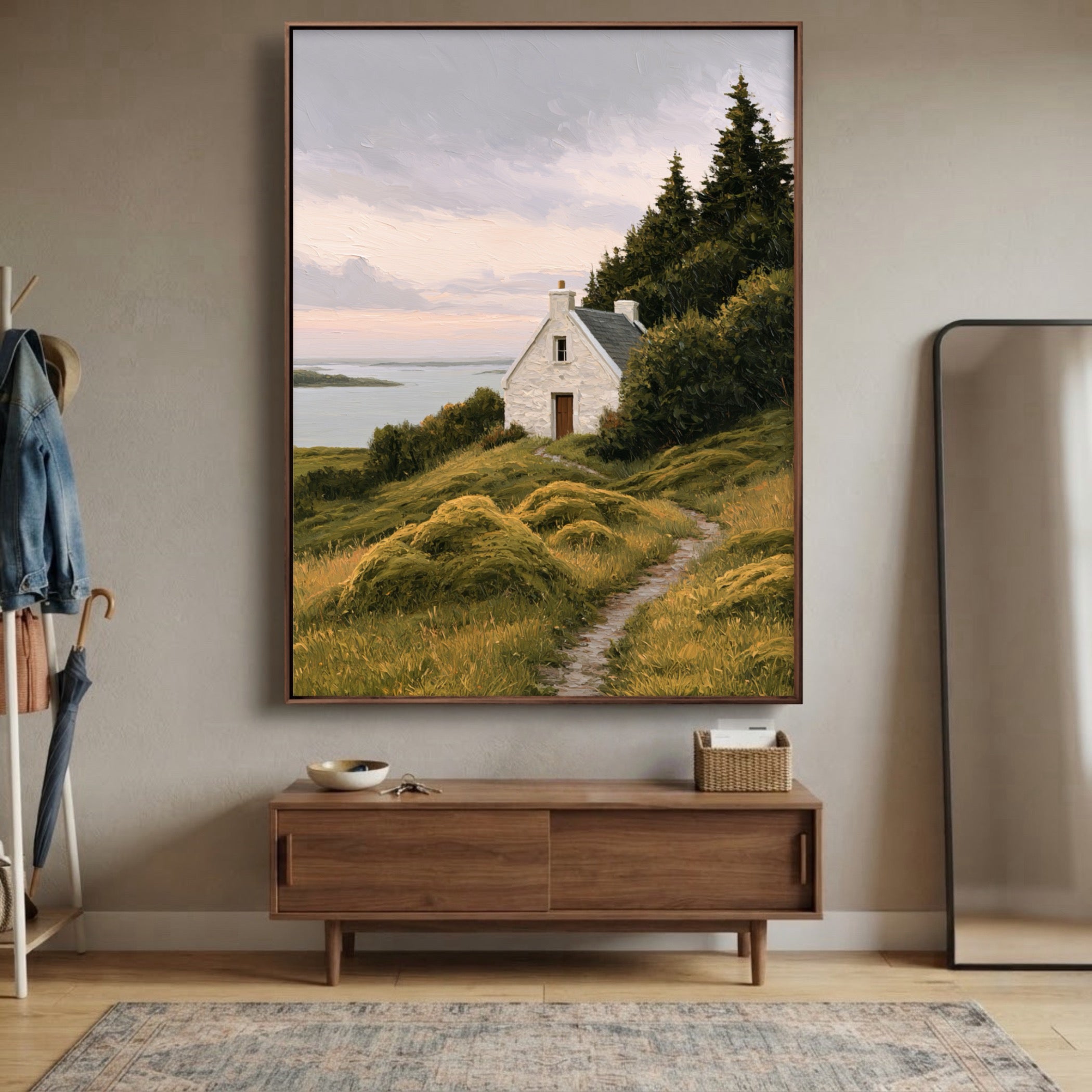 Coastal & Ocean Art｜Hillside Tide View