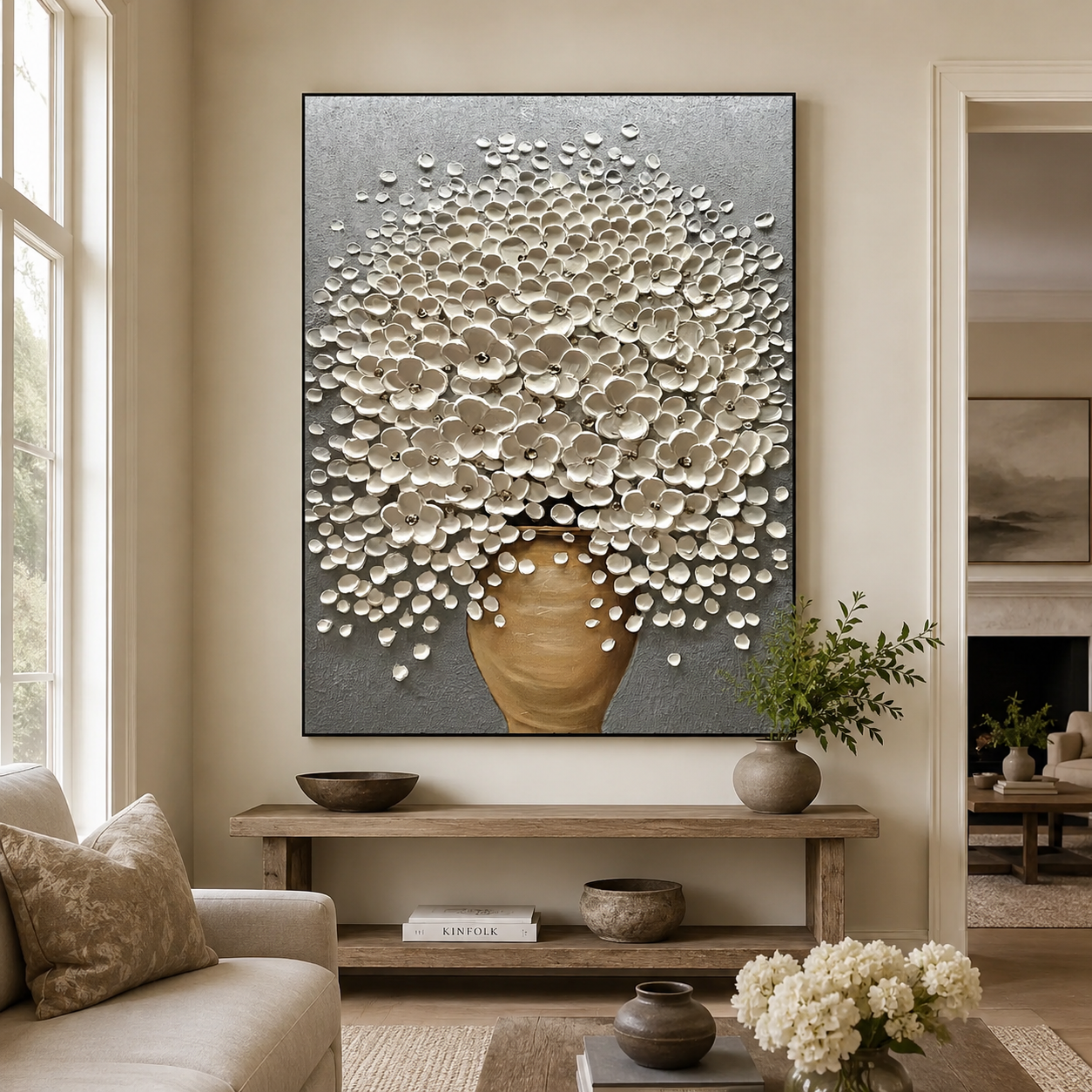 Textured Floral Opulence | Polished Elegance