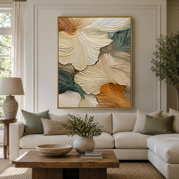 Textured Floral Art | Timeless Grace