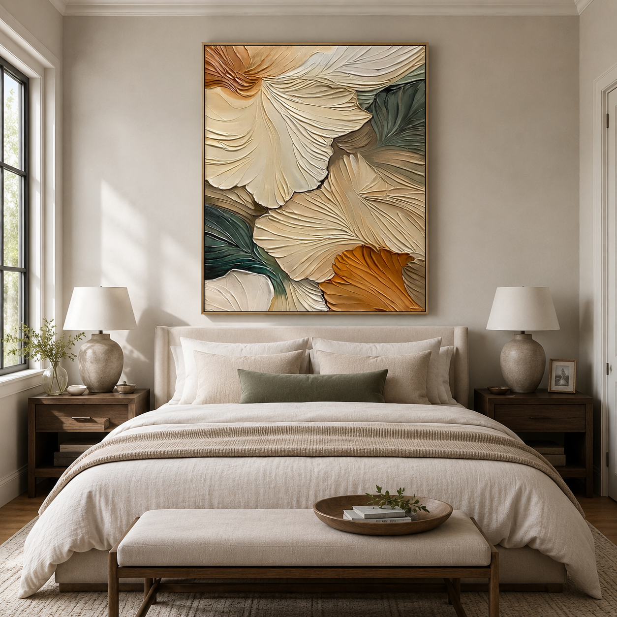 Textured Floral Art | Timeless Grace