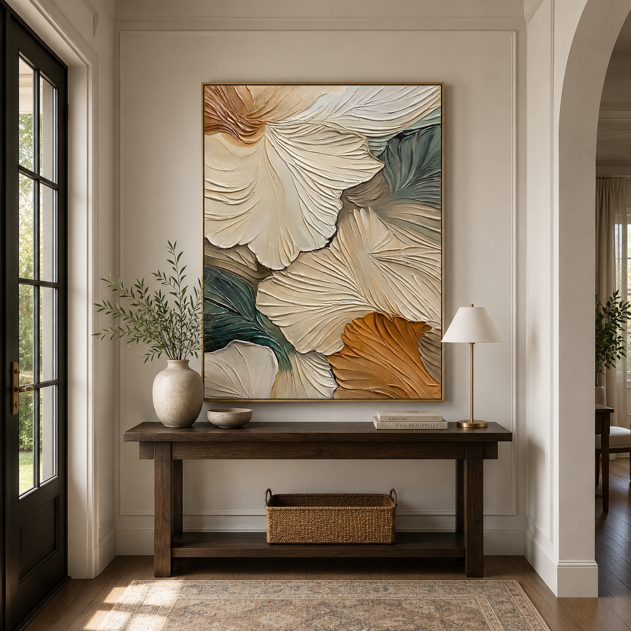 Textured Floral Art | Timeless Grace