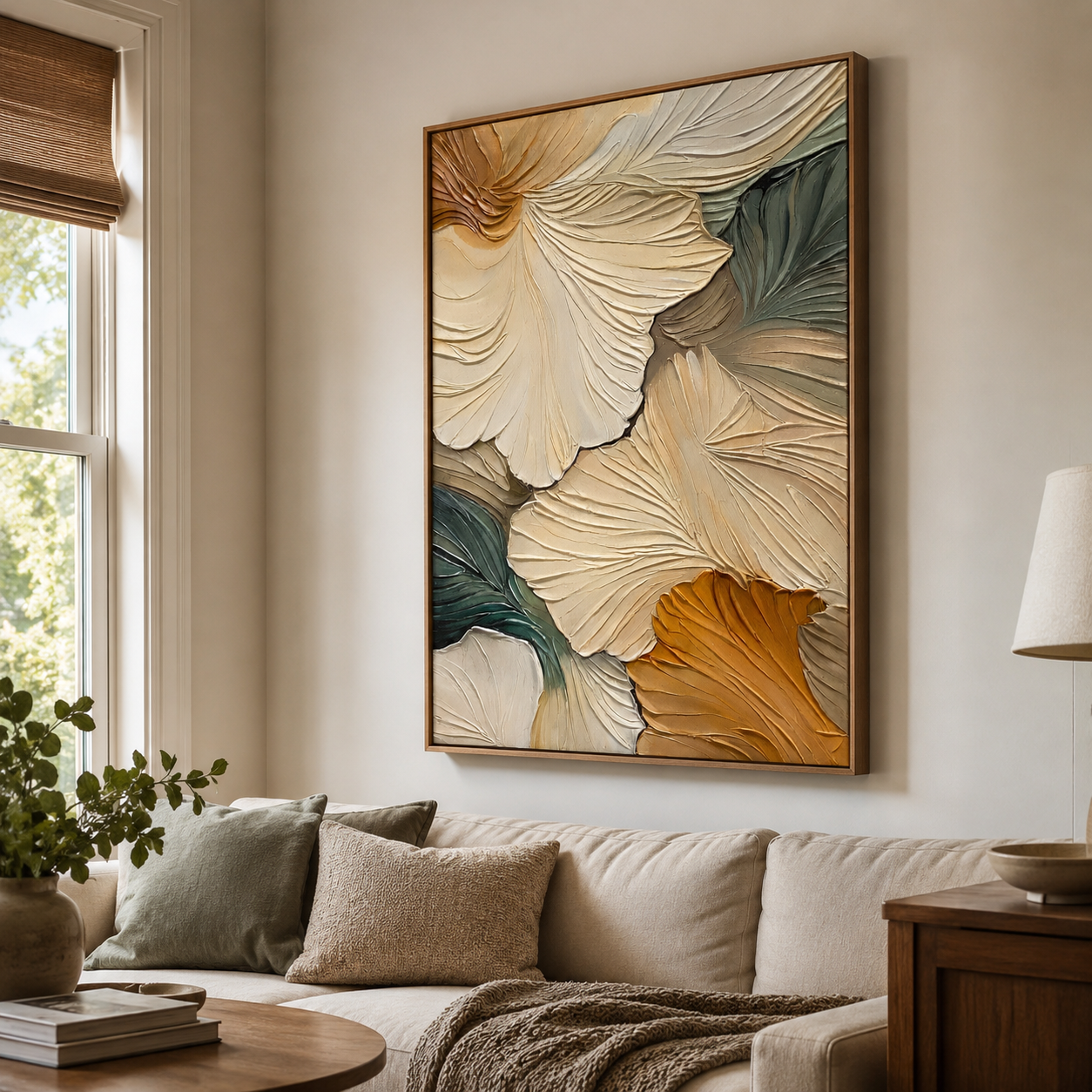 Textured Floral Art | Timeless Grace