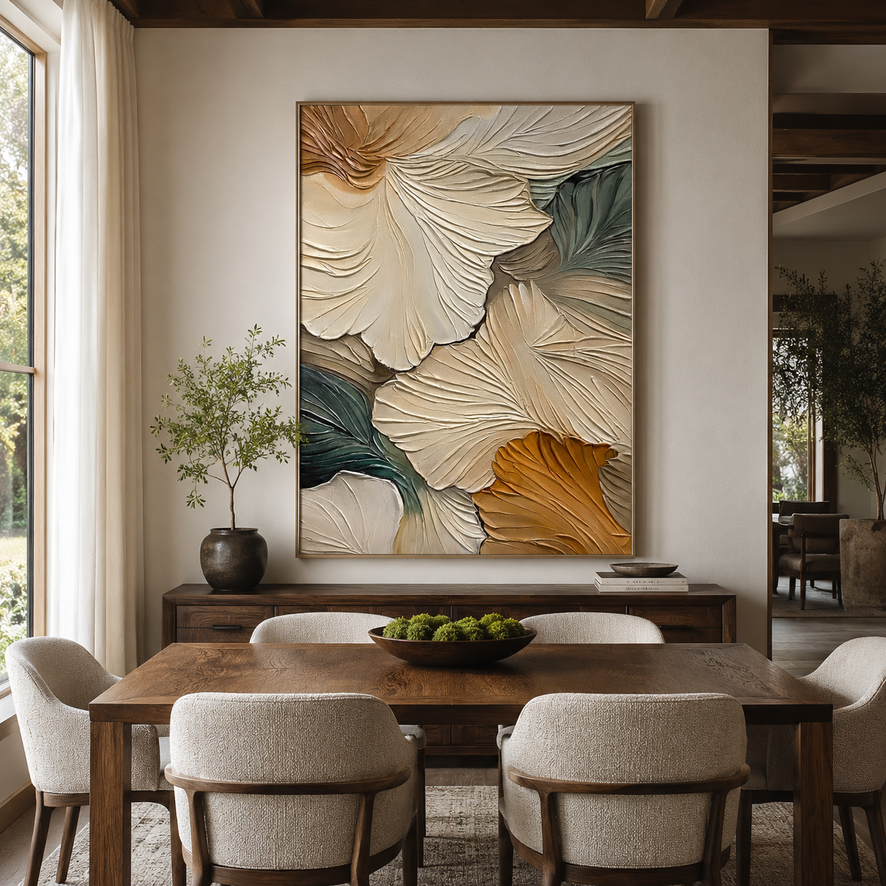 Textured Floral Art | Timeless Grace