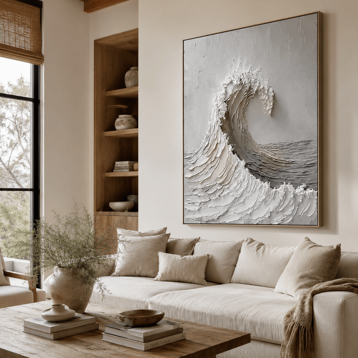 Textured Oceanic Art | Calm Power