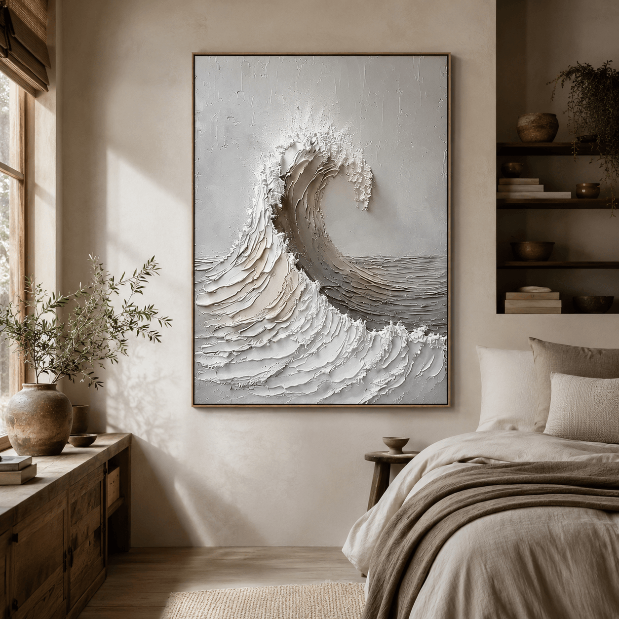 Textured Oceanic Art | Calm Power