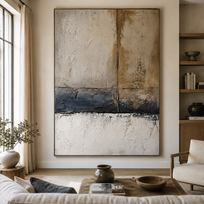 Textured Tonal Abstract | Layered Luxe