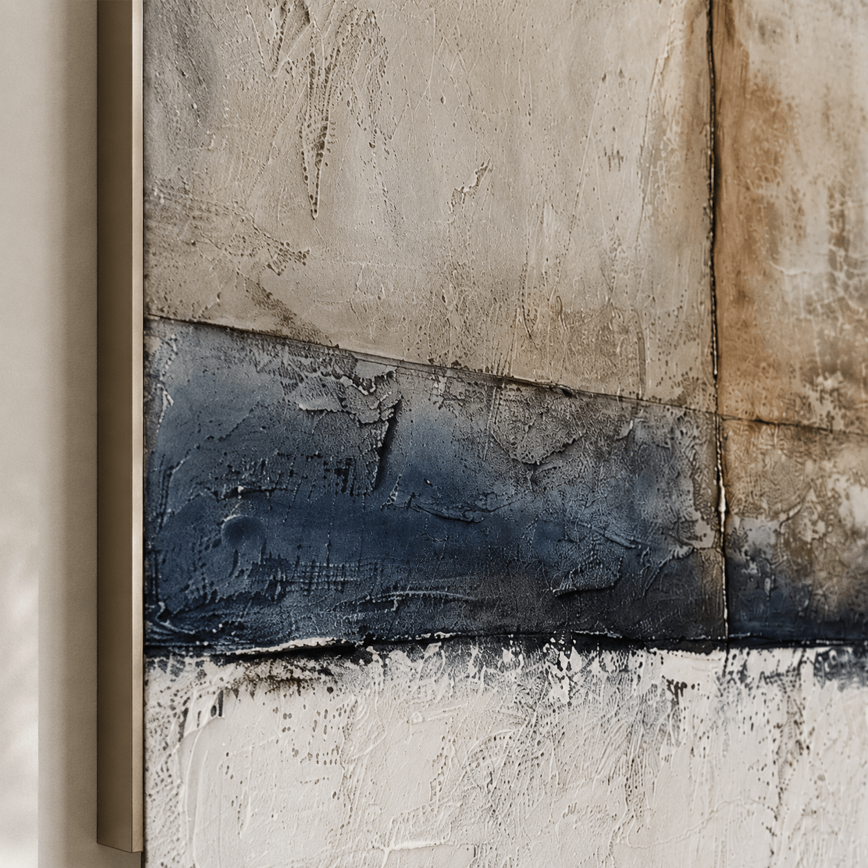Textured Tonal Abstract | Layered Luxe
