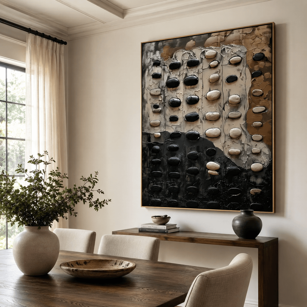Textured Pebble Art | Elegant Earthiness