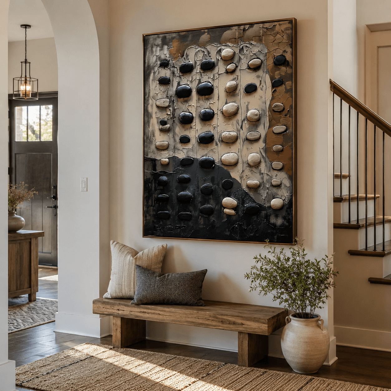 Textured Pebble Art | Elegant Earthiness