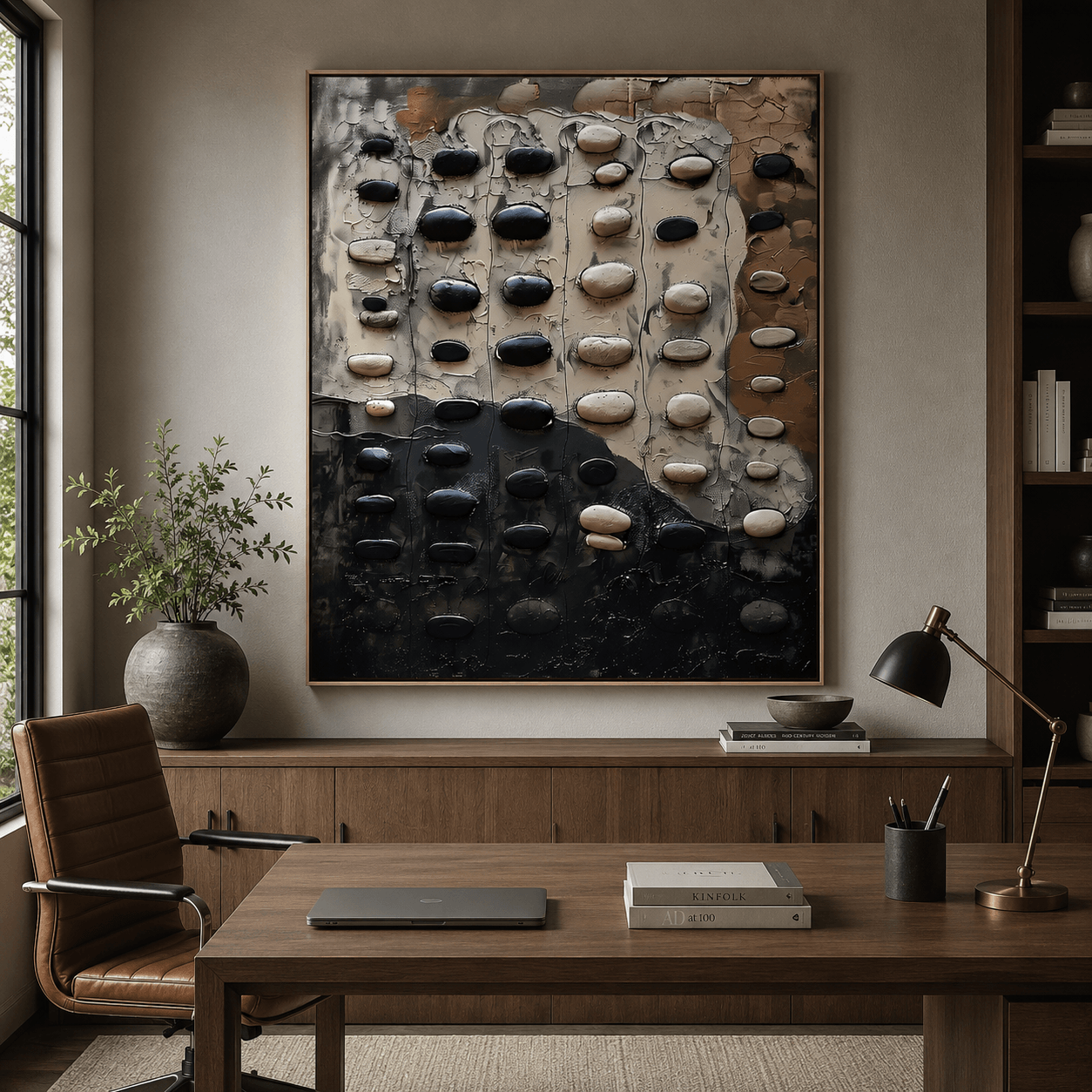 Textured Pebble Art | Elegant Earthiness