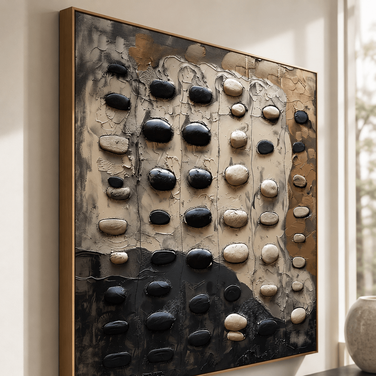 Textured Pebble Art | Elegant Earthiness