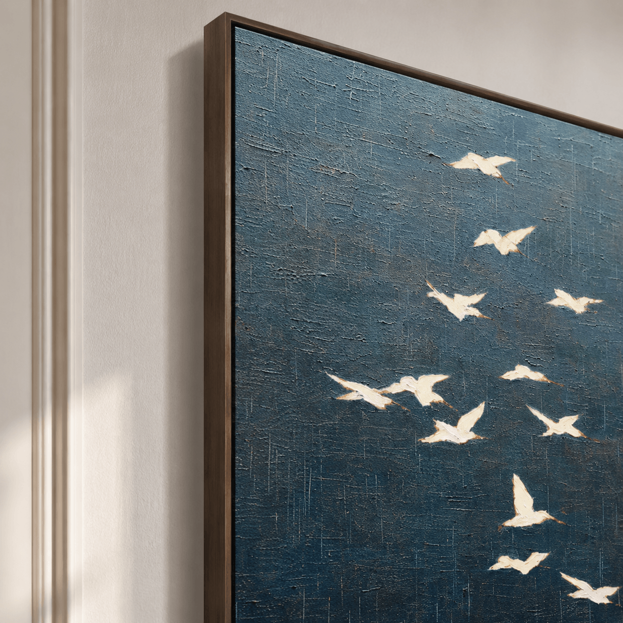 Bird Flock Art | Moody Elegant Vibe