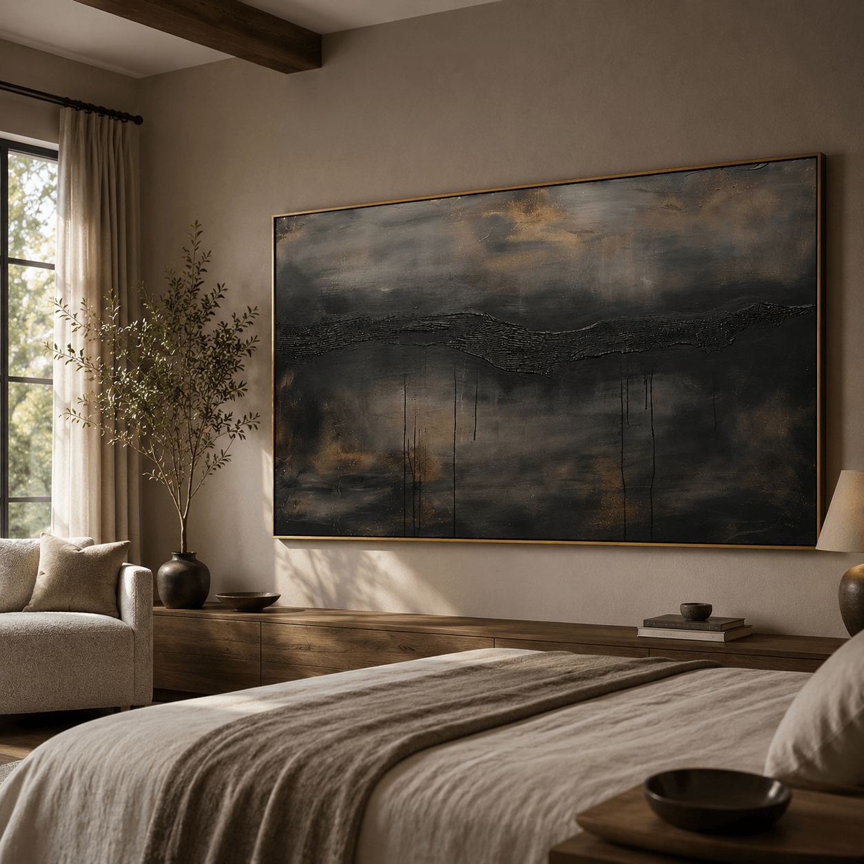 Abstract Luxe Art | Dark Rhythm