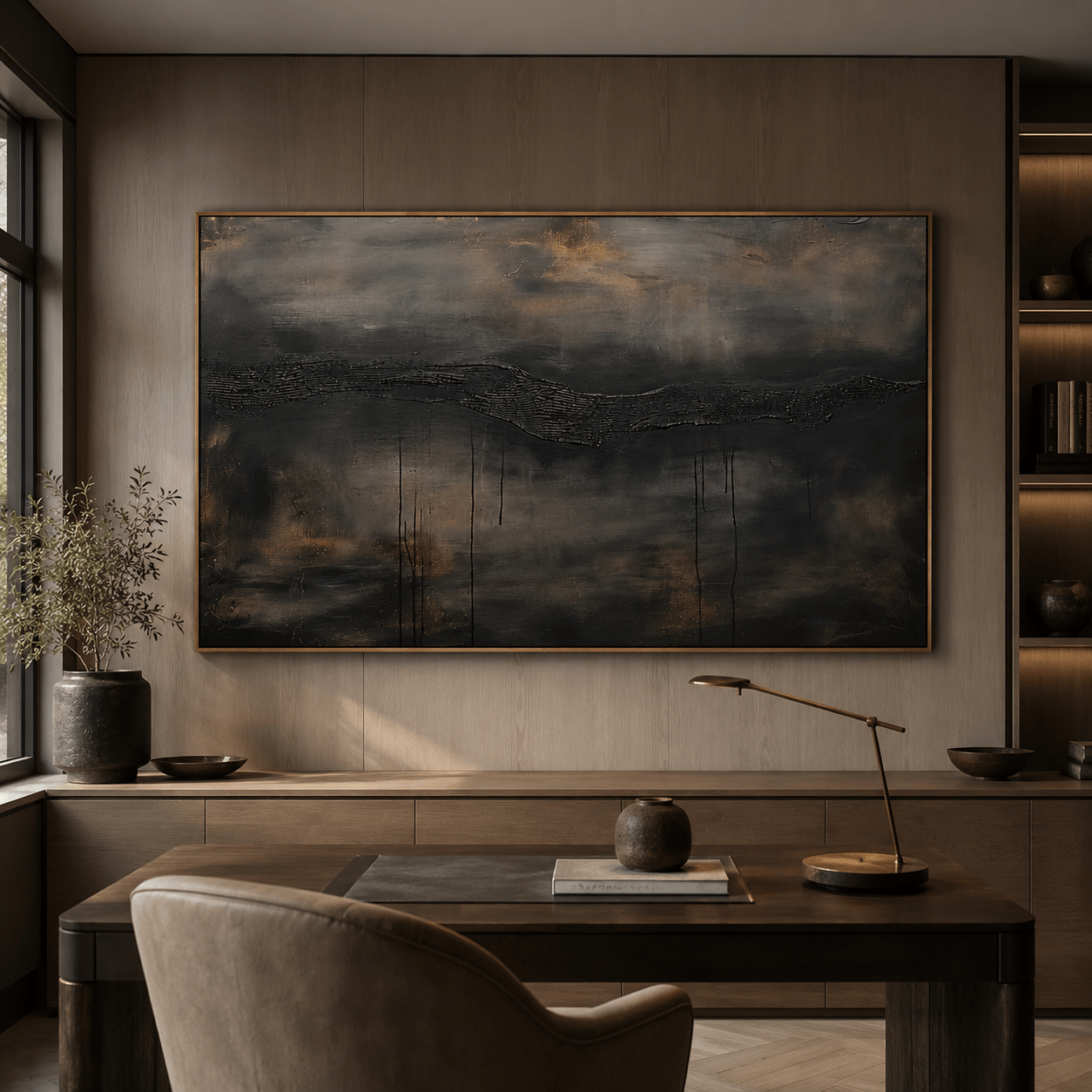 Abstract Luxe Art | Dark Rhythm