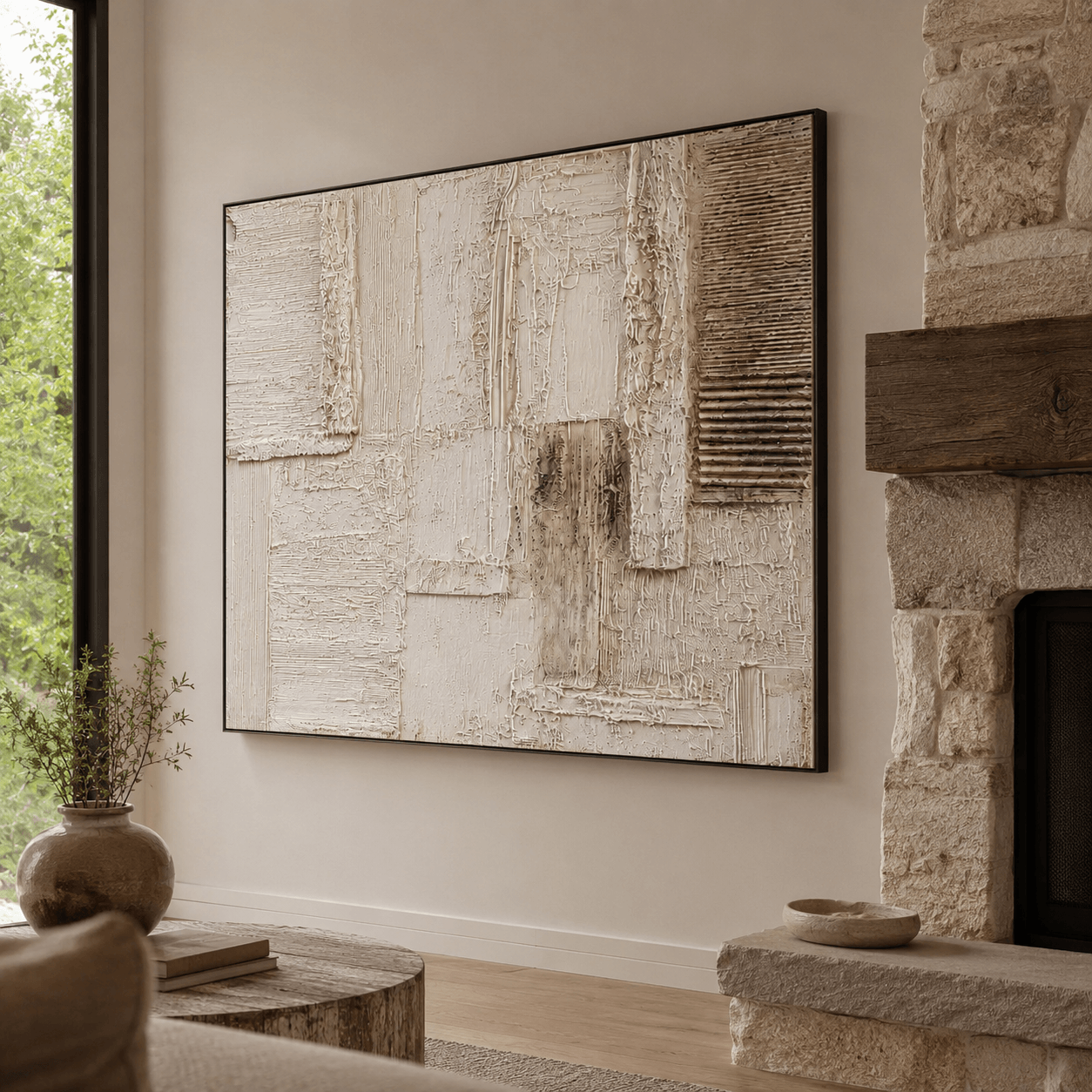 Warm-Tone Textured Art | Sophisticated Calm 2