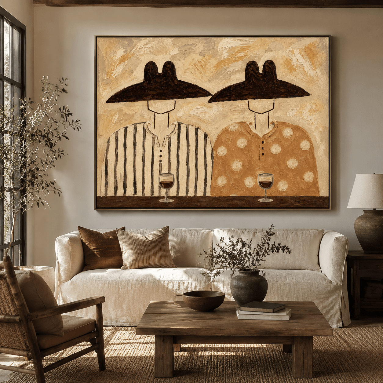 Abstract Art | Dual Cowboy Toast