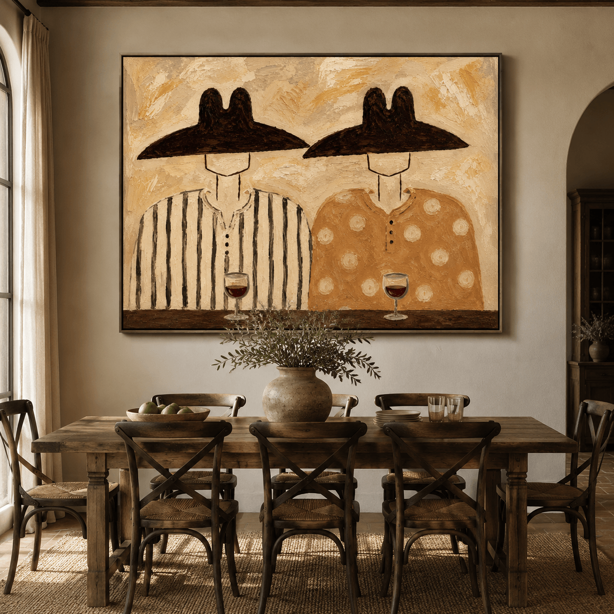 Abstract Art | Dual Cowboy Toast