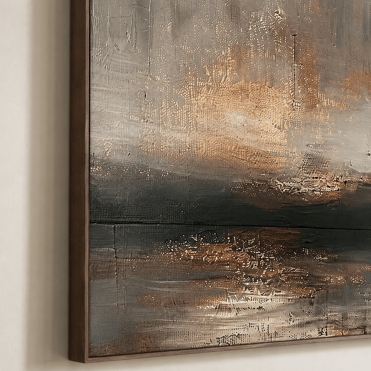 Textured Neutral Radiance | Gold Haze