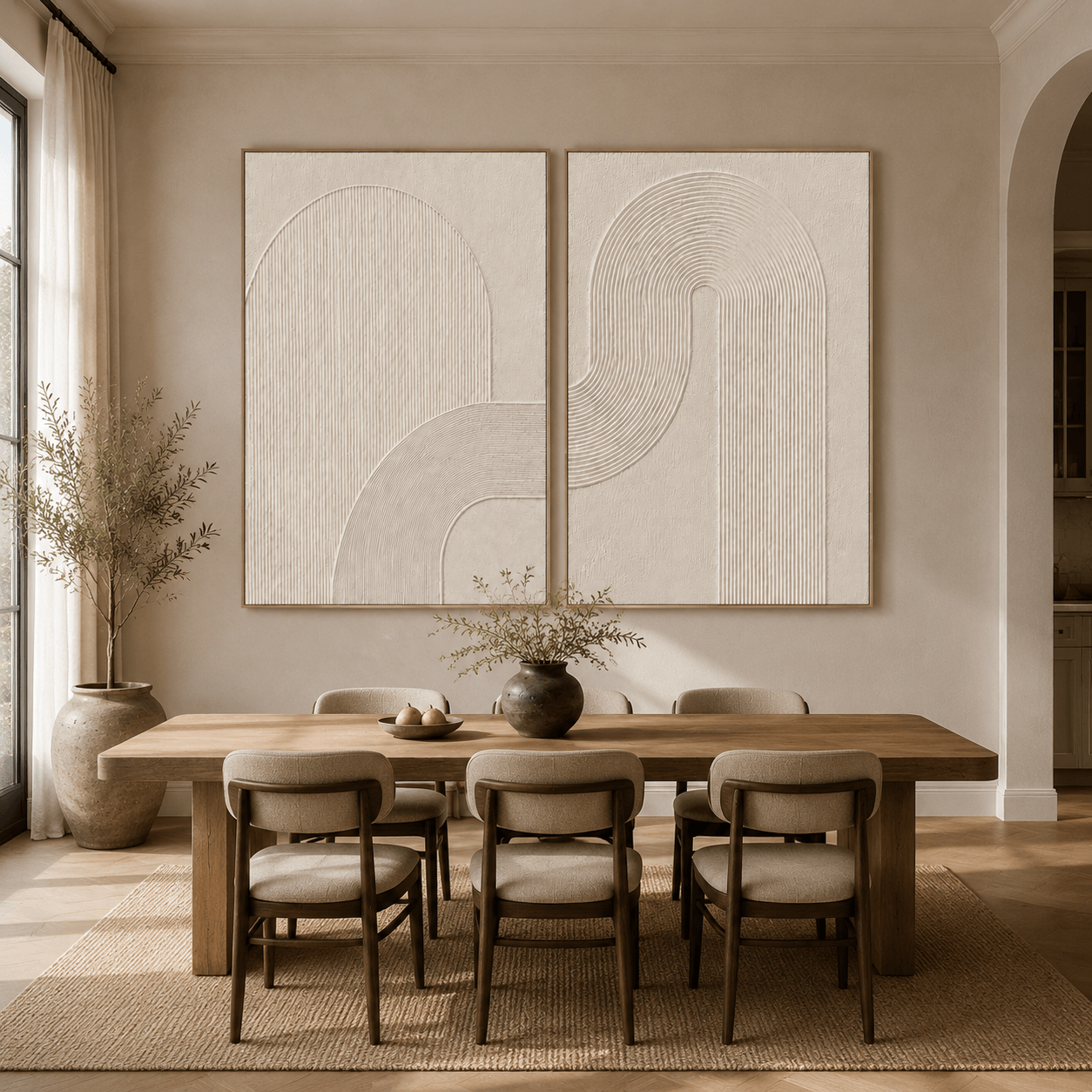 3D-Textured Art | Arch Line Duet