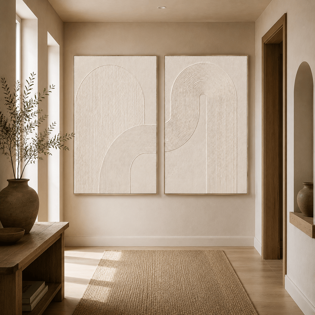 3D-Textured Art | Arch Line Duet
