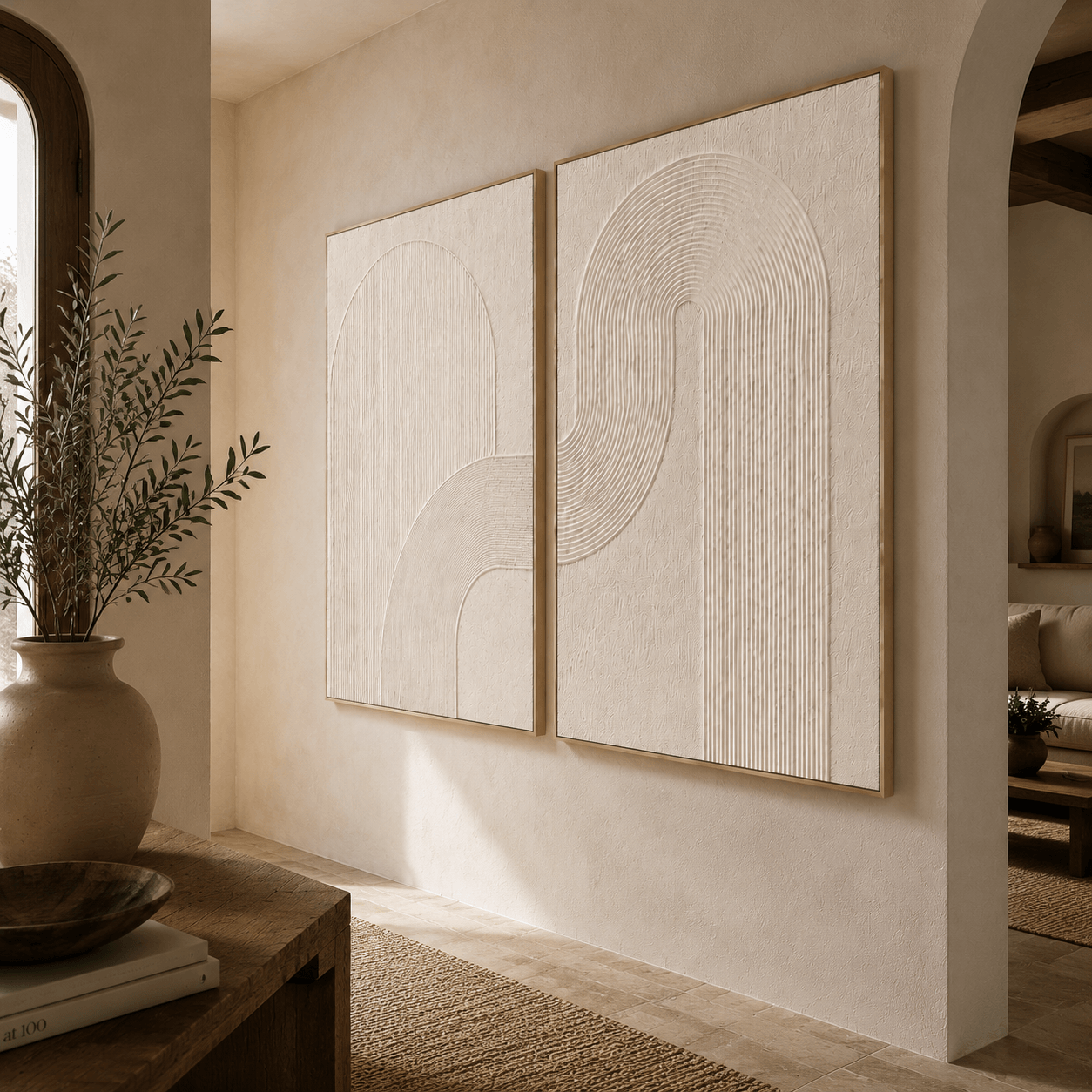 3D-Textured Art | Arch Line Duet