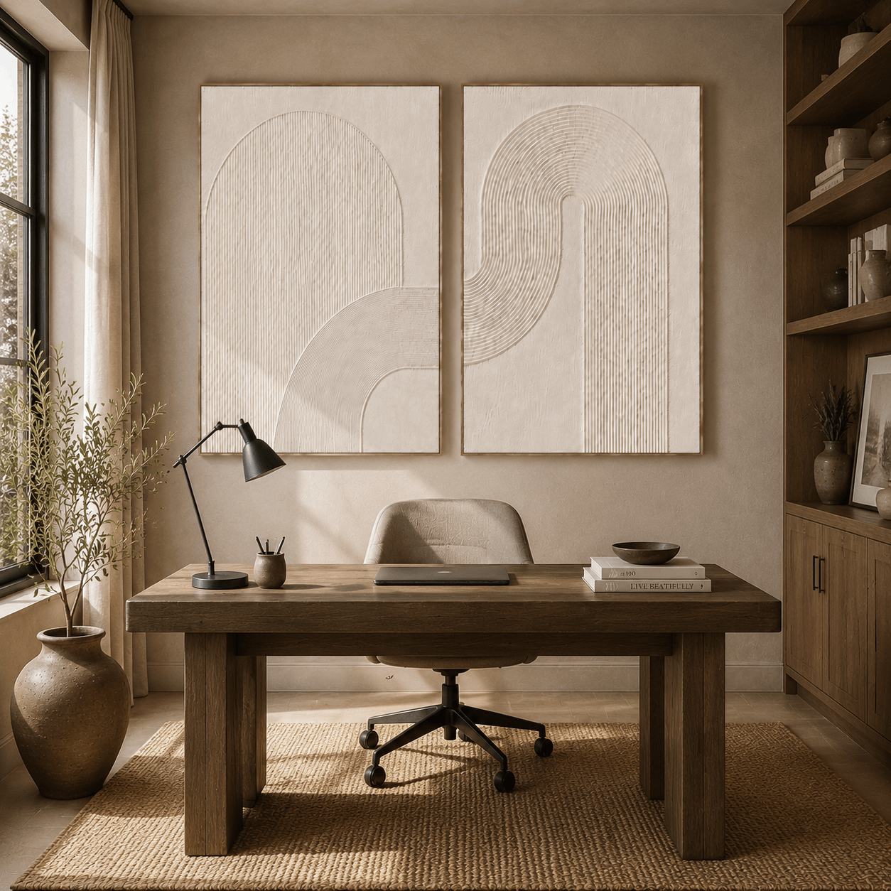 3D-Textured Art | Arch Line Duet