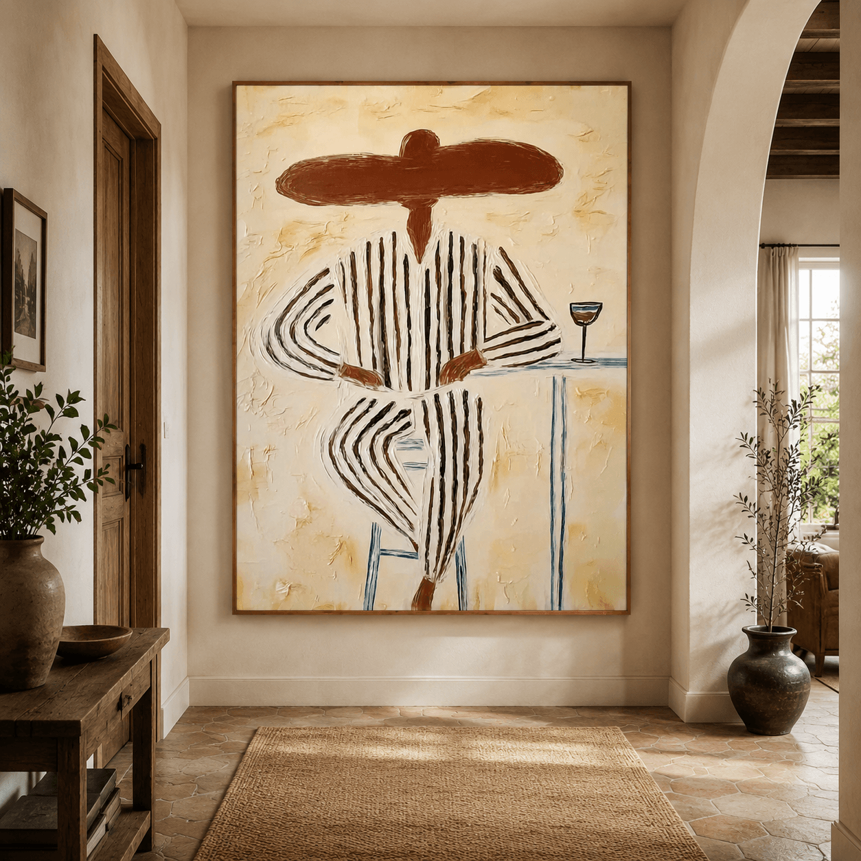 Abstract Art | Striped Bar Guest