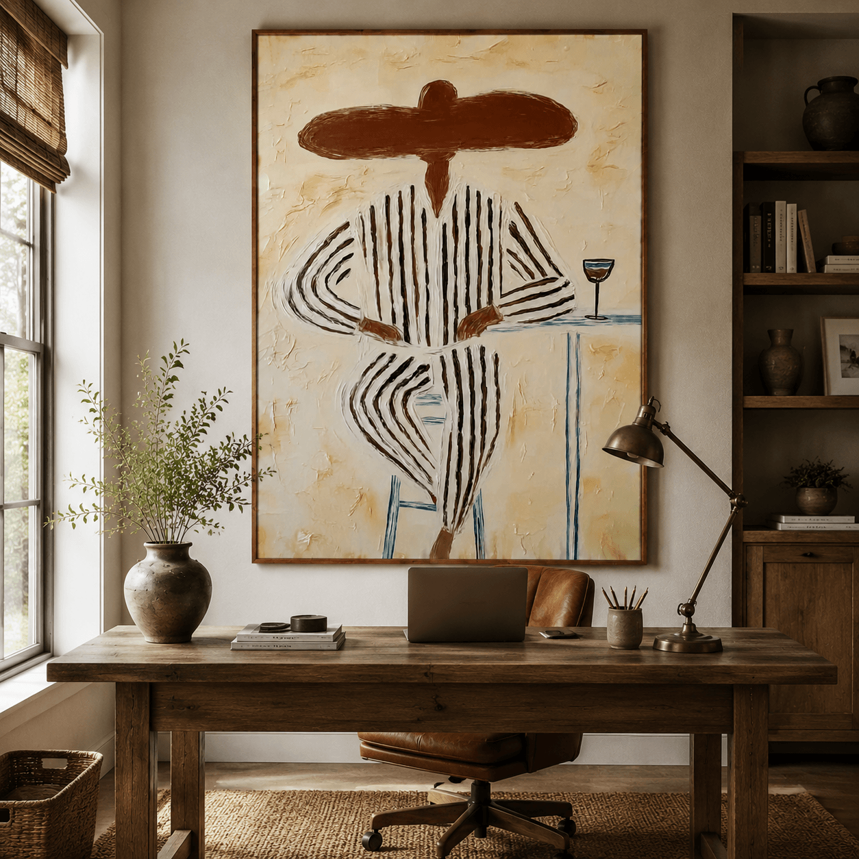 Abstract Art | Striped Bar Guest