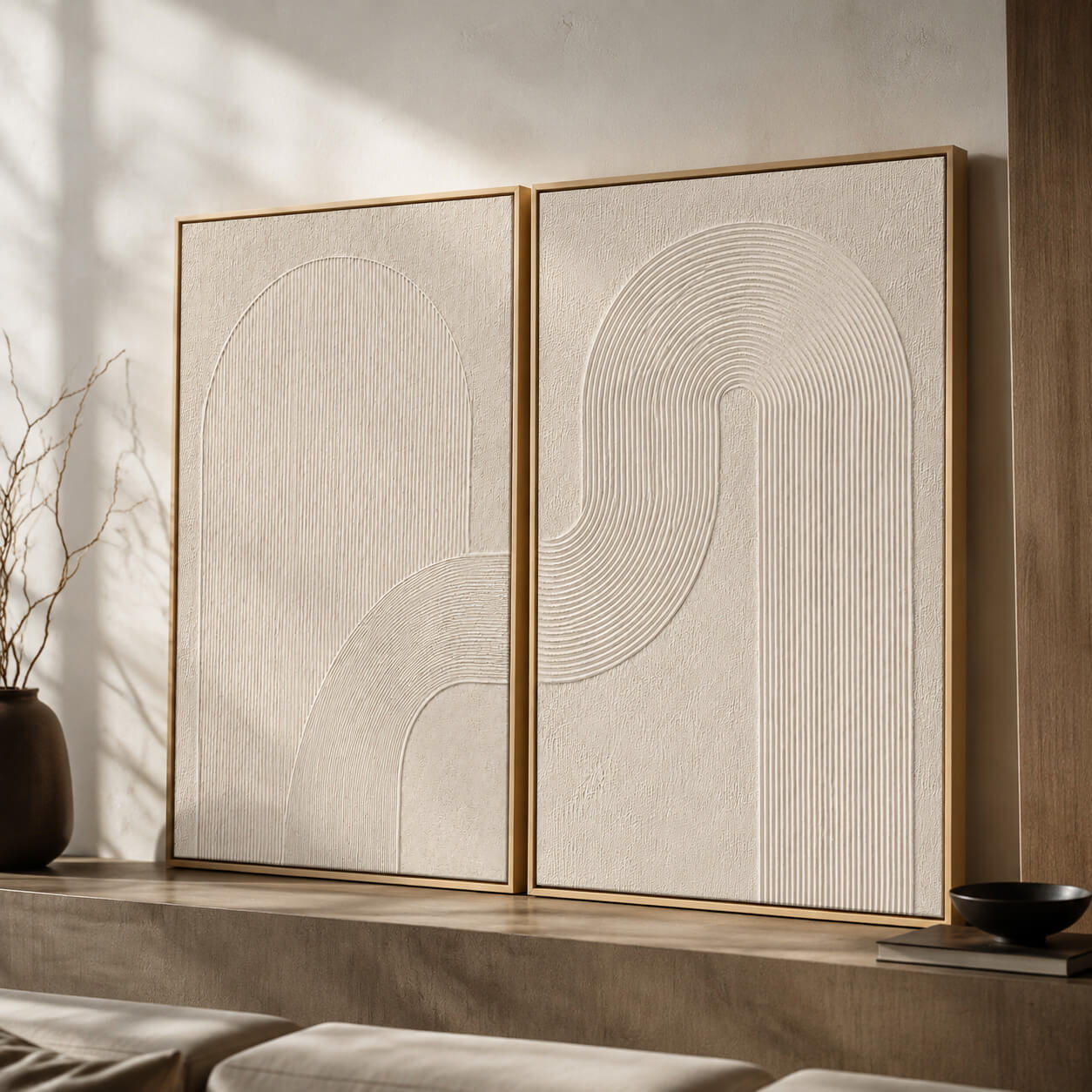 3D-Textured Art | Arch Line Duet