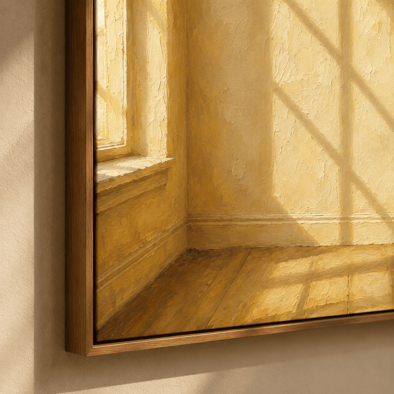 Impressionist Art | Grid Sun Glow