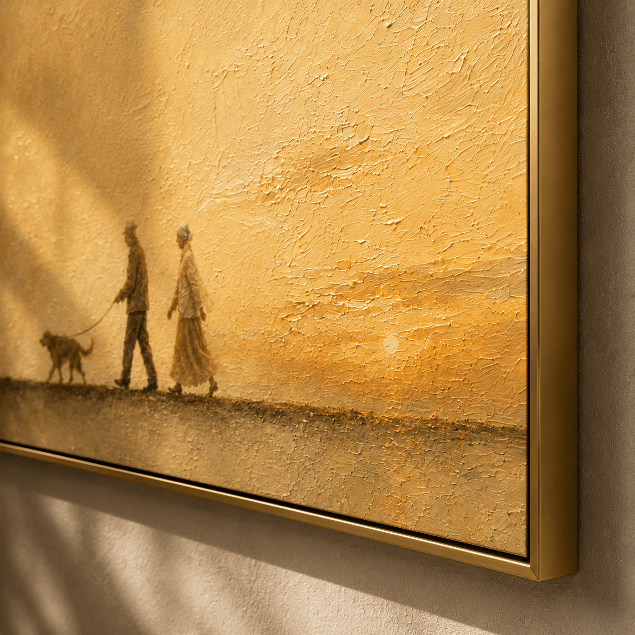 Impressionist Art | Sunset Stroll Path