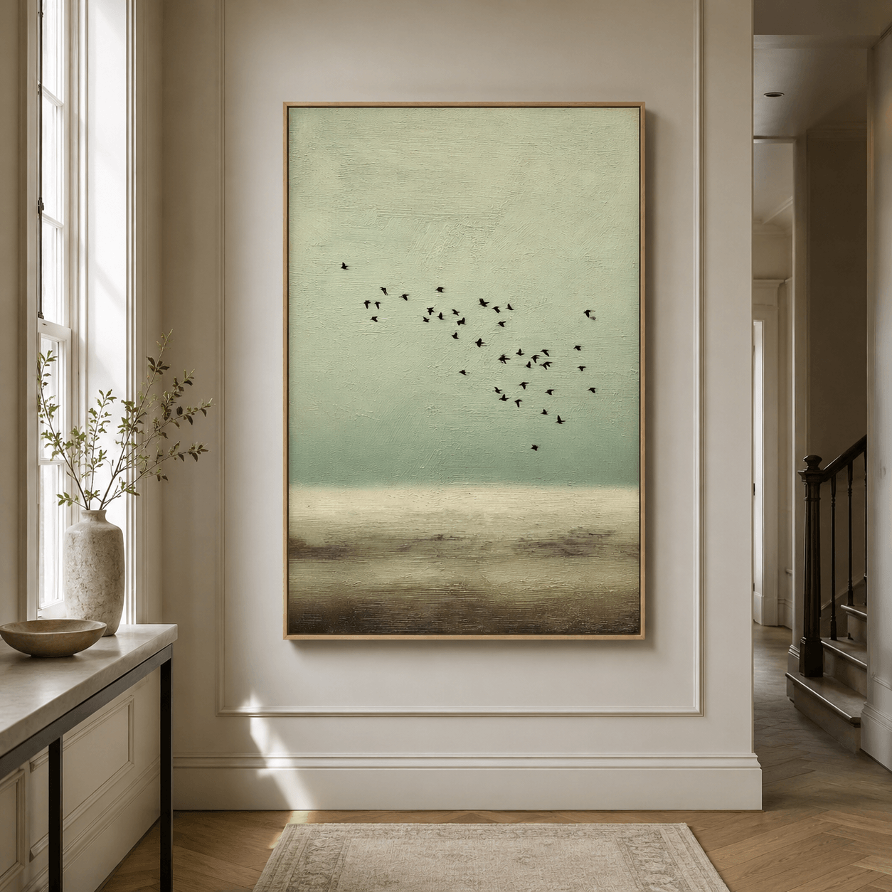 MINIMALIST ART | Flock Sky Drift