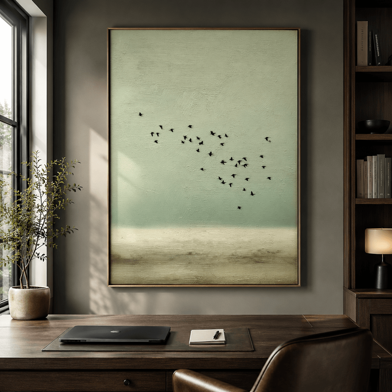 MINIMALIST ART | Flock Sky Drift